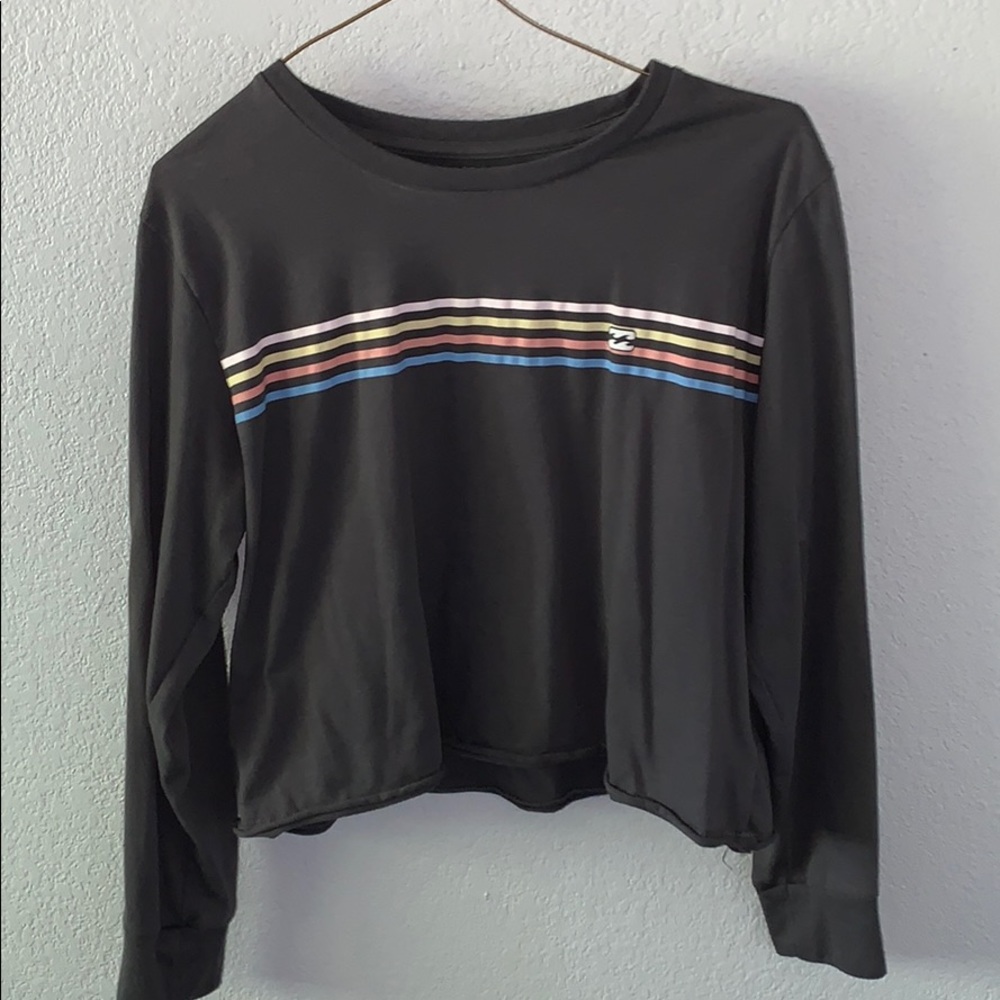 Billabong long sleeve cropped T shirt